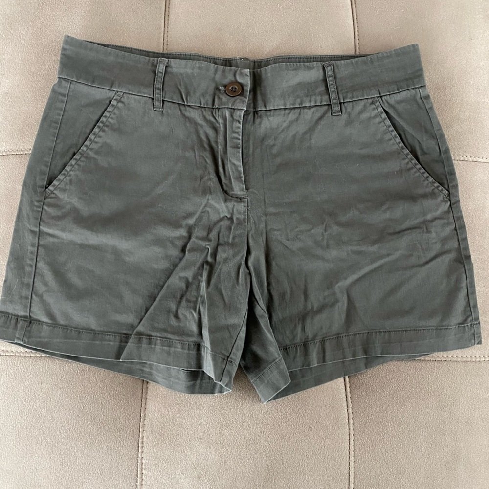 Per Se Olive Green Cargo Shorts